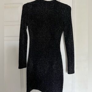 Black sparkly Windsor dress